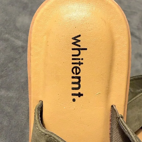 OLIVE GREEN Strappy Comfort Sandals - Size 8.5 - Picture 8 of 15